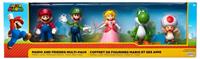 Super Mario Figuren 6,5cm 5er Set bunt