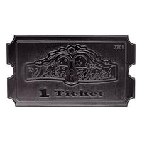 Nuka World (Fallout) Silver Plated Ticket Replica