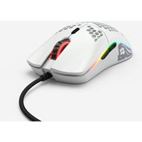 Glorious Model O- (Small) - Matte White - Gaming muis - Optisch - 6 knoppen - Wit met RGB-licht