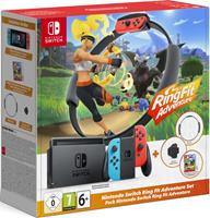 Nintendo Switch Console (Rood/Blauw) + Ring Fit Adventure (Voordeelbundel)