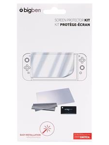 BigBen SCREEN PROTECTOR KIT für Nintendo Switch, Schutzfolie, transparent, NSW