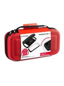 BigBen TRANSPORT CASE-L, CLASSIC XL, Transport Tasche/Box für Nintendo Switch, rot