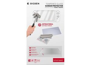 BigBen TEMPERED GLASS SCREEN PROTECTOR für Nintendo Switch, Hartglas-Schutzfolie, NSW