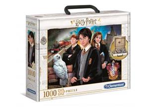 Clementoni Puzzle »Brief Case Harry Potter«, 1000 Puzzleteile, im praktischen Koffer; Made in Europe