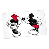 Geda Labels Frühstücksbrettchen Mickey Kiss Sketch Frühstücksbrettchen rot
