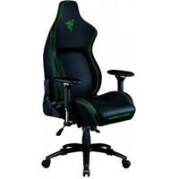 Razer Iskur Gaming Chair with Built-in Ergonomic Lumbar Support System - Multi-Layered Synthetic Leather - High Density Foam Cushions - Green