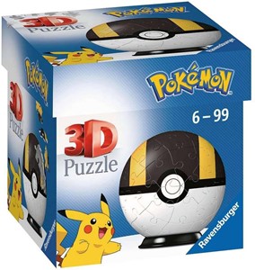 Ravensburger Pokémon 3D Puzzle Pokéballs: Ultra Ball (54 pieces)