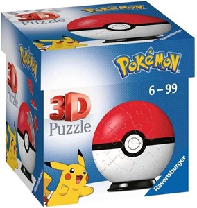 Ravensburger Puzzle 3D Pokemon Pokeball 54T