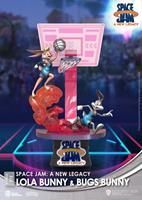 Beast Kingdom Toys Space Jam: A New Legacy D-Stage PVC Diorama Lola Bunny & Bugs Bunny New Version 15 cm