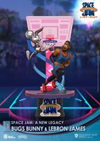 Space Jam: A New Legacy D-Stage PVC Diorama Bugs Bunny & Lebron James Standard Version 15 cm