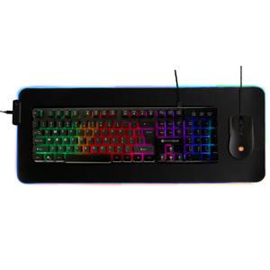 Silvergear Gaming Toetsenbord, Muis En Muismat - Rgb Led Verlichting - Bedraad