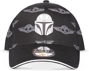 Difuzed Star Wars: The Mandalorian Curved Bill Cap Helmet