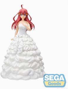 Sega The Quintessential Quintuplets SPM PVC Statue Itsuki Nakano Bride Ver. 21 cm