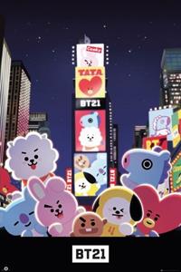 GBeye BT21 Times Square Poster 61x91,5cm