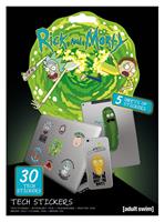Rick and Morty Tech Sticker Pack Adventures (10)
