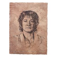 Weta - The Lord of the Rings - Portrait of Bilbo Baggins Statue Art Print -