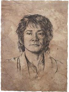 Weta - The Lord of the Rings - Portrait of Bilbo Baggins Statue Art Print -