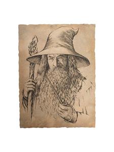 The Hobbit Art Print Portrait of Gandalf the Grey 21 x 28 cm