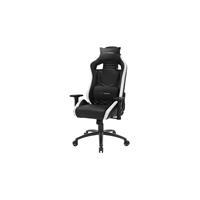 MARS GAMING MGCXNEOBW, Premium Gaming Chair AIR, PU, abnehmbare Kissen, White - 