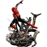 hottoys Marvel: Spider-Man No Way Home - Deluxe Spider-Man Integrated Suit 1:6 Scale Figure