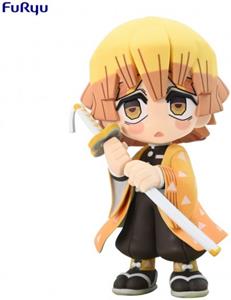 Furyu Demon Slayer: Kimetsu no Yaiba Toonize PVC Statue Agatsuka Zenitsu Normal Color Ver. 13 cm