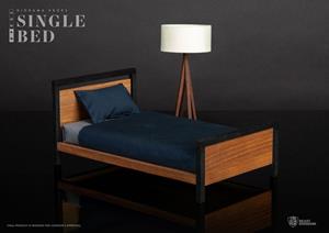 Beast Kingdom Toys Diorama Props Series Single Bed Set