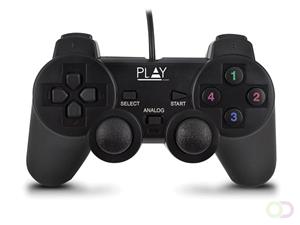 Ewent Play Gaming USB Game Controller - Schwarz