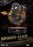 Beast Kingdom Toys Spider-Man: No Way Home Egg Attack Figure Spider-Man Black & Gold Suit 18 cm