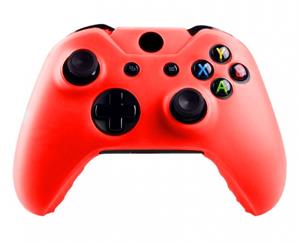 Geeek Silicone Beschermhoes Skin voor Xbox One (S) Controller - Rood