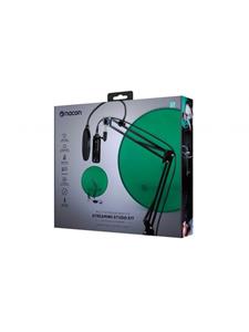 Nacon gaming microfoon multi streaming kit met green screen