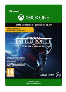 Microsoft STAR WARS Battlefront II: Elite Trooper Deluxe Edition Upgrade. Producttype: Downloadable Content (DLC) voor videogames, Platform: Xbox One, Naam game: Star Wars: Battlefront II