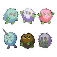Fanattik Yu-Gi-Oh! Kuriboh Brothers Limited Edition Set of 6 Pins