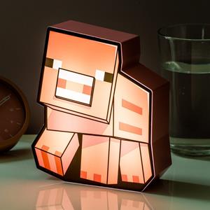 Paladone Products Minecraft Box Light Pig 16 cm