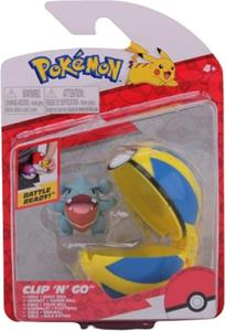 Jazwares PokÃ©mon Clip'n'Go PokÃ© Ball Gible & Quick Ball