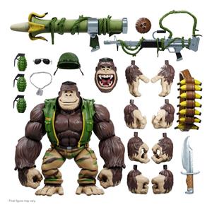 Super7 Teenage Mutant Ninja Turtles Ultimates! Figure - Guerilla Gorilla