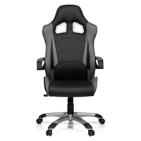 Hjh OFFICE Raycer PRO I - Gamestoel, Kunstleder, Zwart / Wit