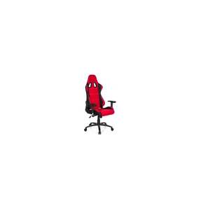 Hjh OFFICE Game Force - Gamestoel, Stof, Zwart / Rood