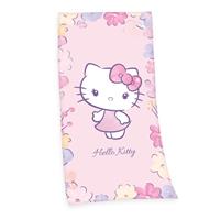 Herding Hello Kitty Velourstuch rosa Gr. 75 x 150