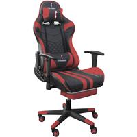 TRISENS Gaming Stuhl im Racing Design in Lederoptik Bürostuhl mit flexiblen Armlehnen ergonomischer Schreibtischstuhl mit verstellbarem