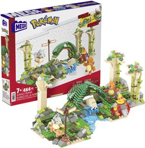 Mega Construx Pokémon - Dschungel-Ruinen Bauset, Konstruktionsspielzeug