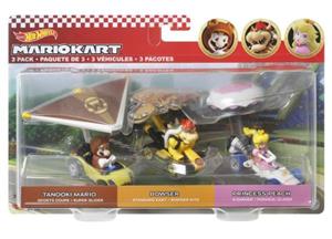 Hot Wheels - Super Mario Bros Hot Wheels Mario Kart gliders 3-pack