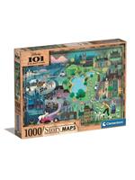 Clementoni Puzzle 1000 Pieces Story Maps 101 Dalmatians Boden
