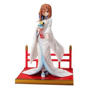 Furyu The Quintessential Quintuplets 2 PVC Statue 1/7 Miku Nakano Shiromuku 23 cm