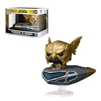 Beeldje Funko Pop DC Comics Black Adam Hawkman in Cruiser