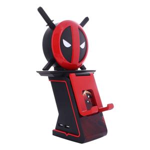 NBG Cable Guy - Ikon Deadpool Emblem mit LED Beleuchtung, drehbar, Ständer für Controller, Smartphones und Tablets