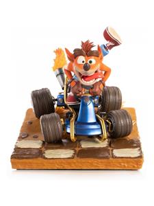 First 4 Figures Crash Team Racing Nitro-Fueled Statue Crash in Kart 31 cm