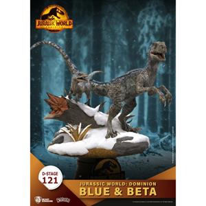 Beast Kingdom Toys Jurassic World: Dominion D-Stage PVC Diorama Blue & Beta 13 cm