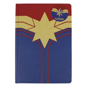 halfmoonbay Half Moon  Bay Marvel: Captain Marvel A5 Notebook