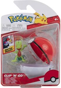 Jazwares Pokémon Clip'n'Go Poké Balls Wave 11 Treecko & Poké Ball