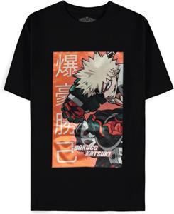 Difuzed My Hero Academia T-Shirt Black Bakugo Katsuki